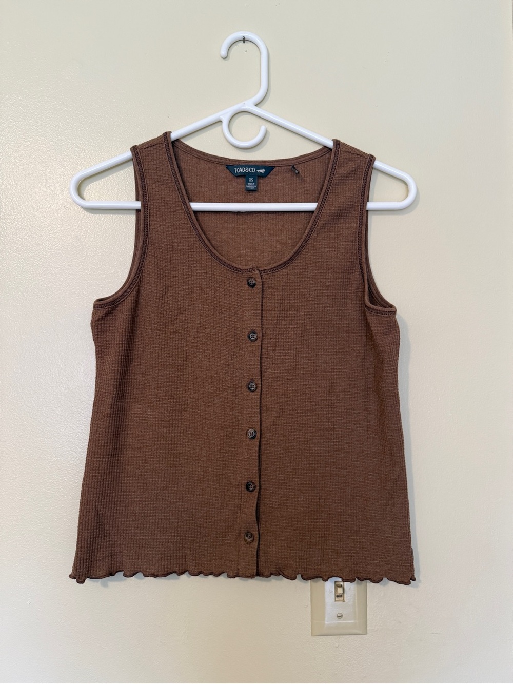 Toad&Co Foothill Pointelle Henley Tank